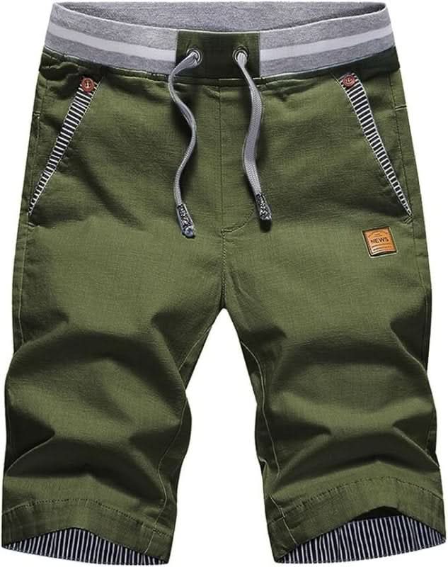 Eden | Pantaloncini al ginocchio con coulisse e tasche