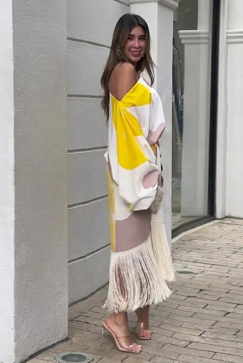Daniela | Zweiteiliges Set mit Fransen