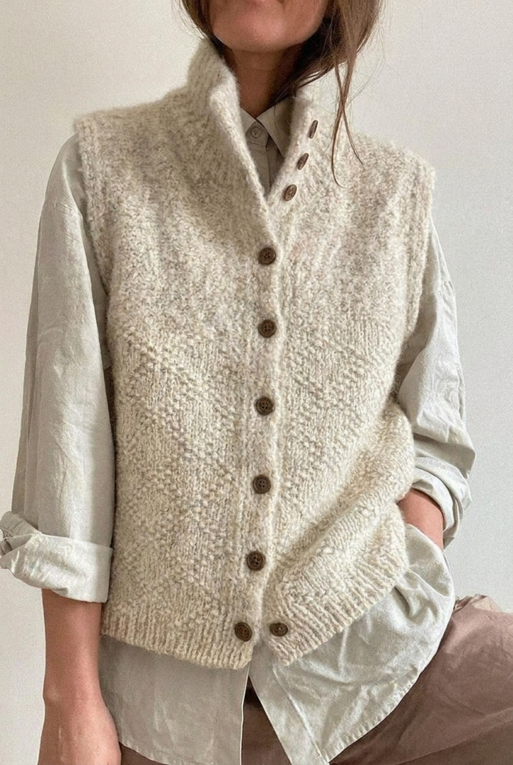 Ingrid™ - Eleganter Cardigan Ohne Ärmel