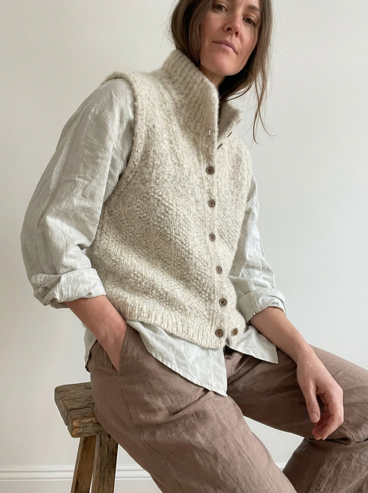 Ingrid™ - Eleganter Cardigan Ohne Ärmel