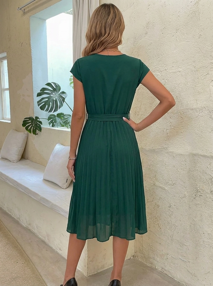 Adele™ - Kleid mit V-Ausschnitt