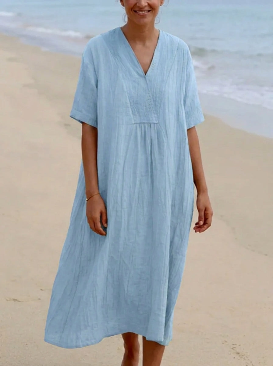 Serena™ - Damen Entspanntes Bohemian Kleid