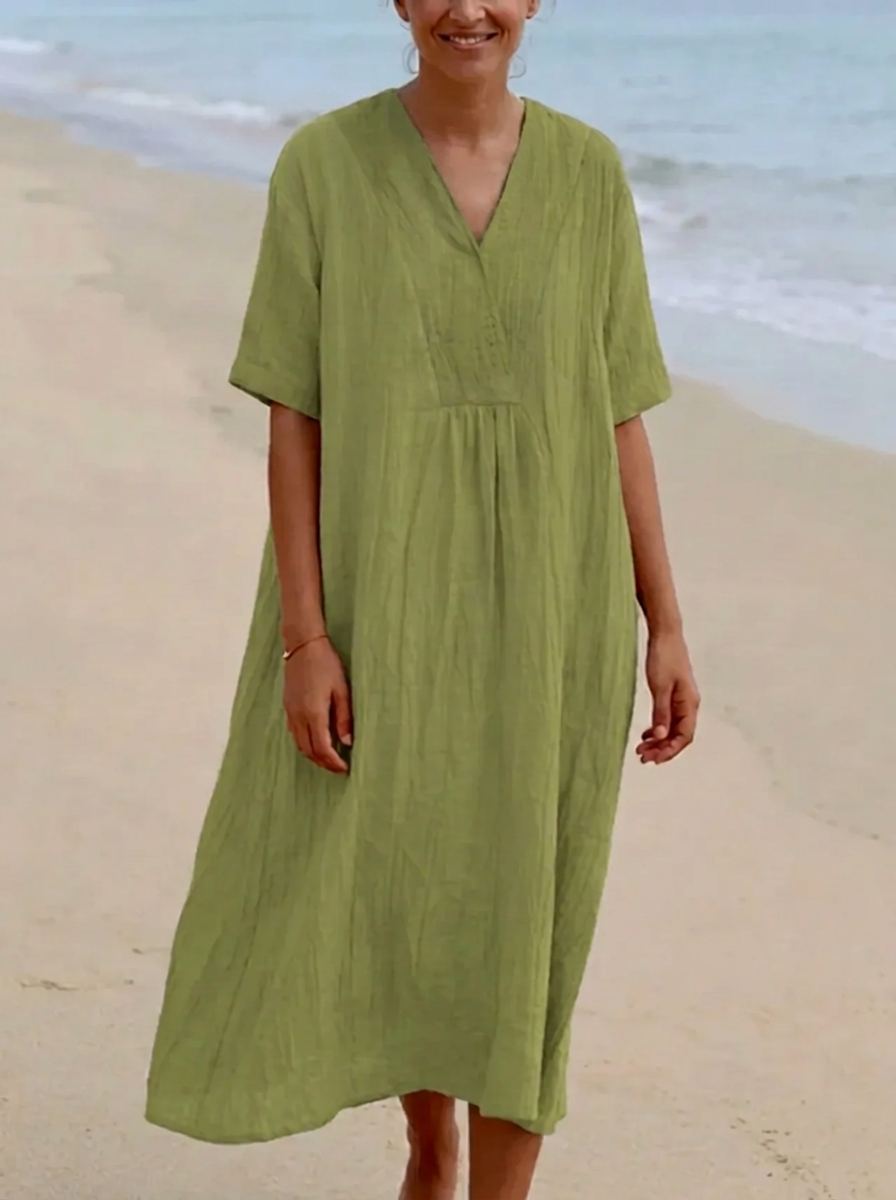 Serena™ - Damen Entspanntes Bohemian Kleid