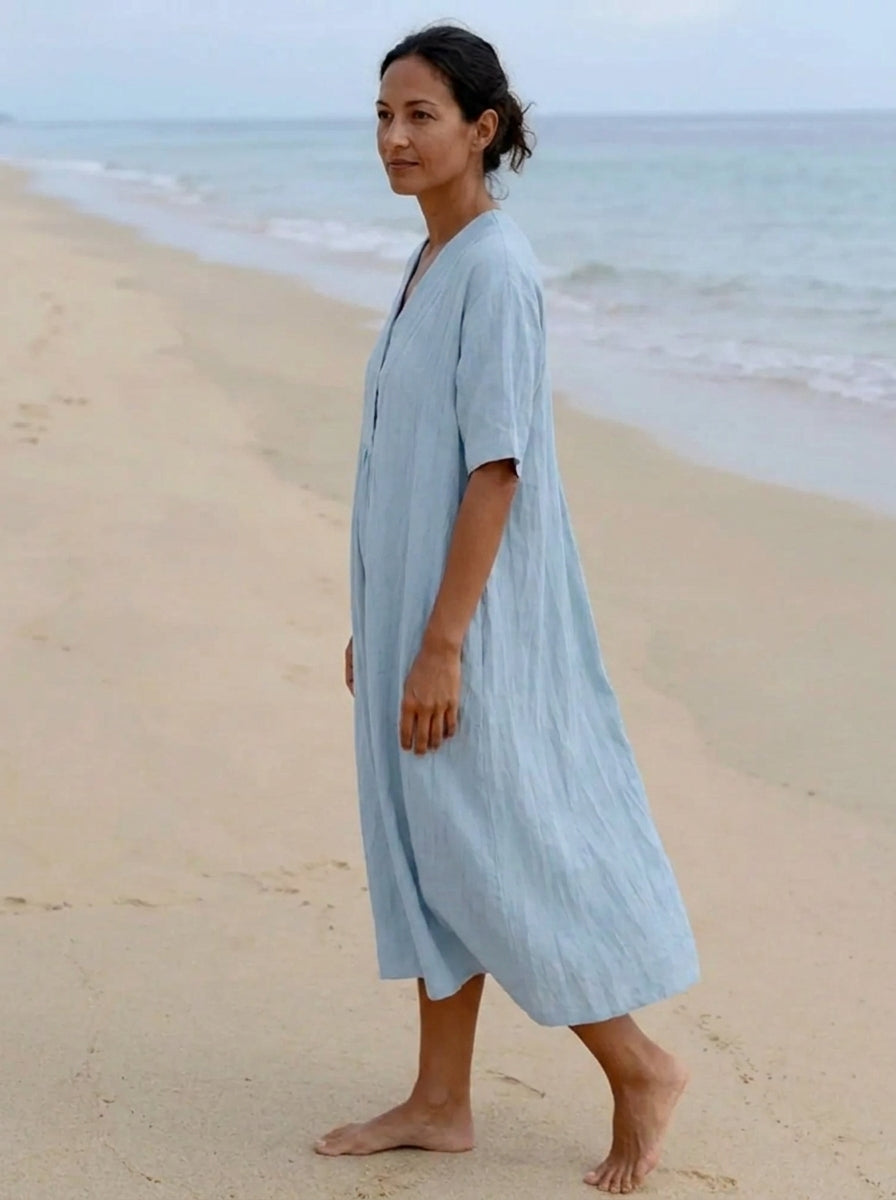 Serena™ - Damen Entspanntes Bohemian Kleid