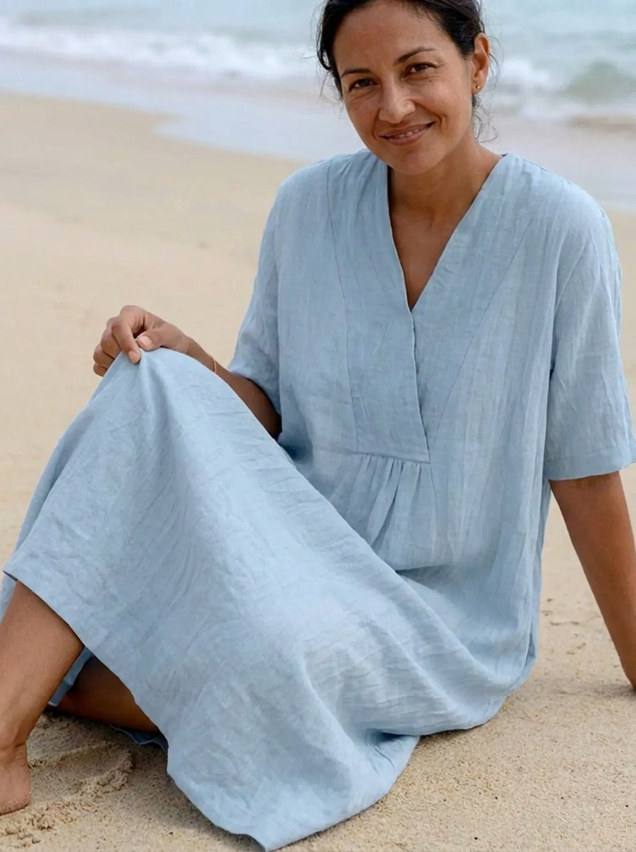 Serena™ - Damen Entspanntes Bohemian Kleid