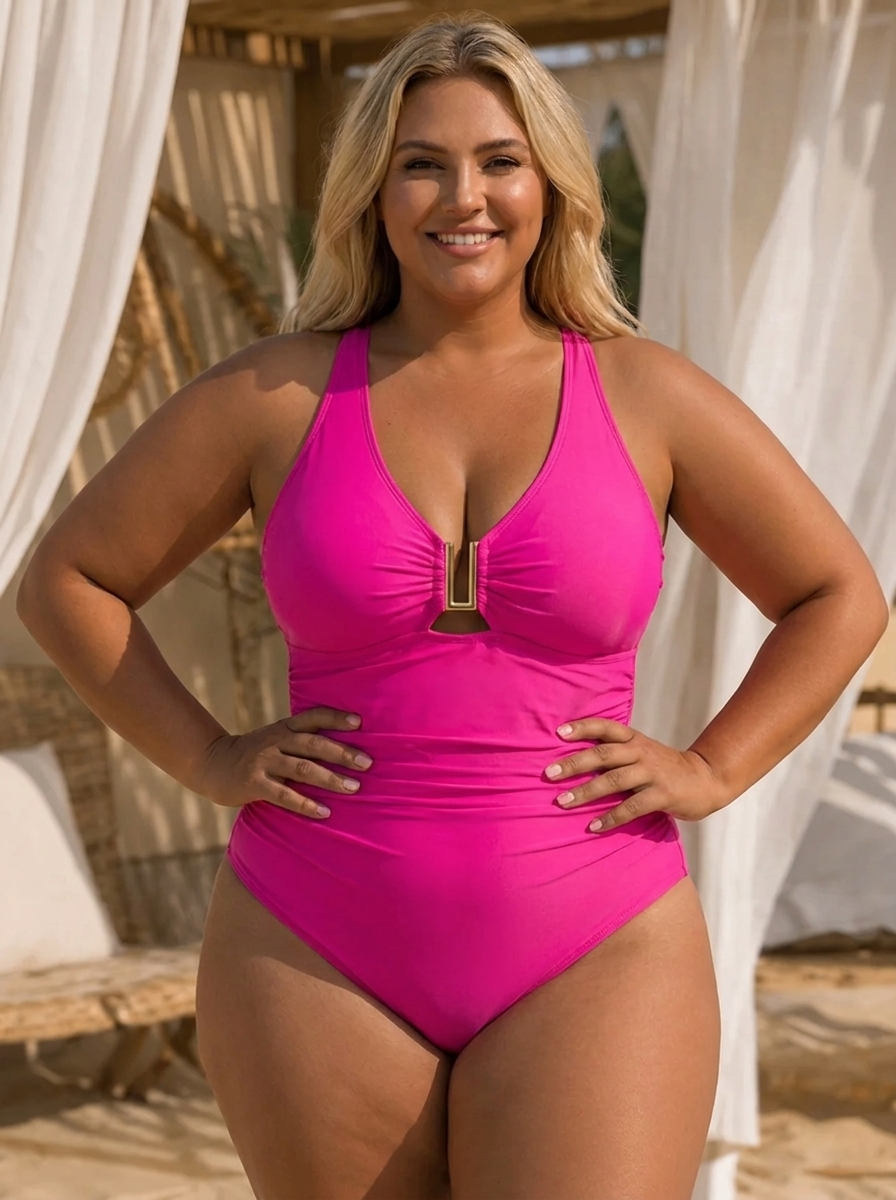 Danielle | Bequemes Sommer-Tankini-Set für Damen in großen Größen