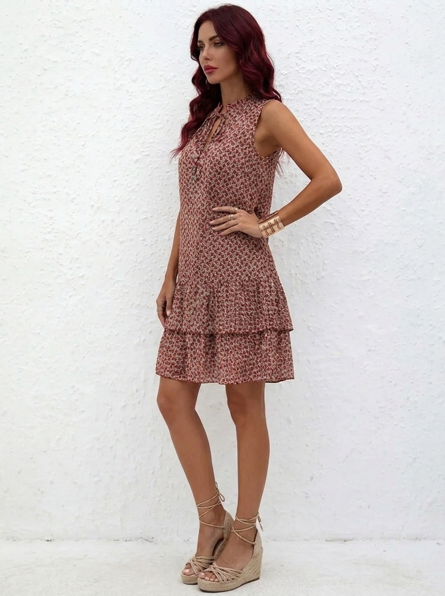 Eleonora™ – Elegantes, ärmelloses Kleid mit Bauchbedeckung