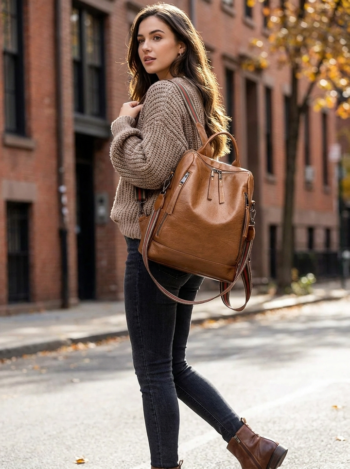 Sally | Vintage Leder Rucksack