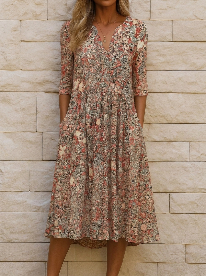 Olivia | Abito elegante con scollo a V