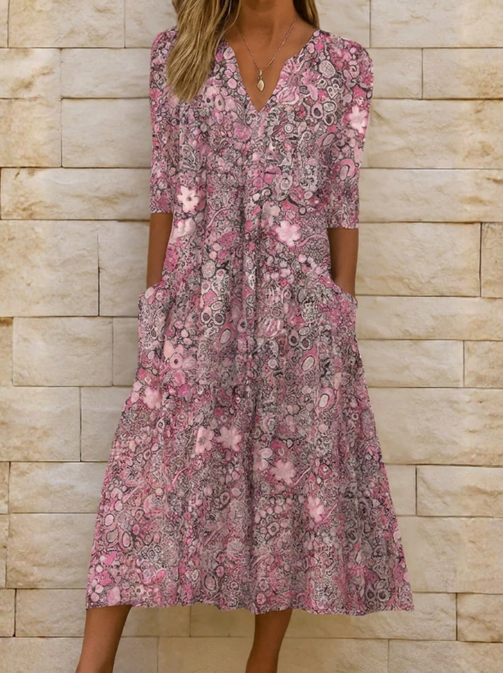 Olivia | Abito elegante con scollo a V