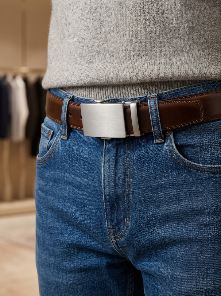 Herren Gürtel mit Automatikschnalle