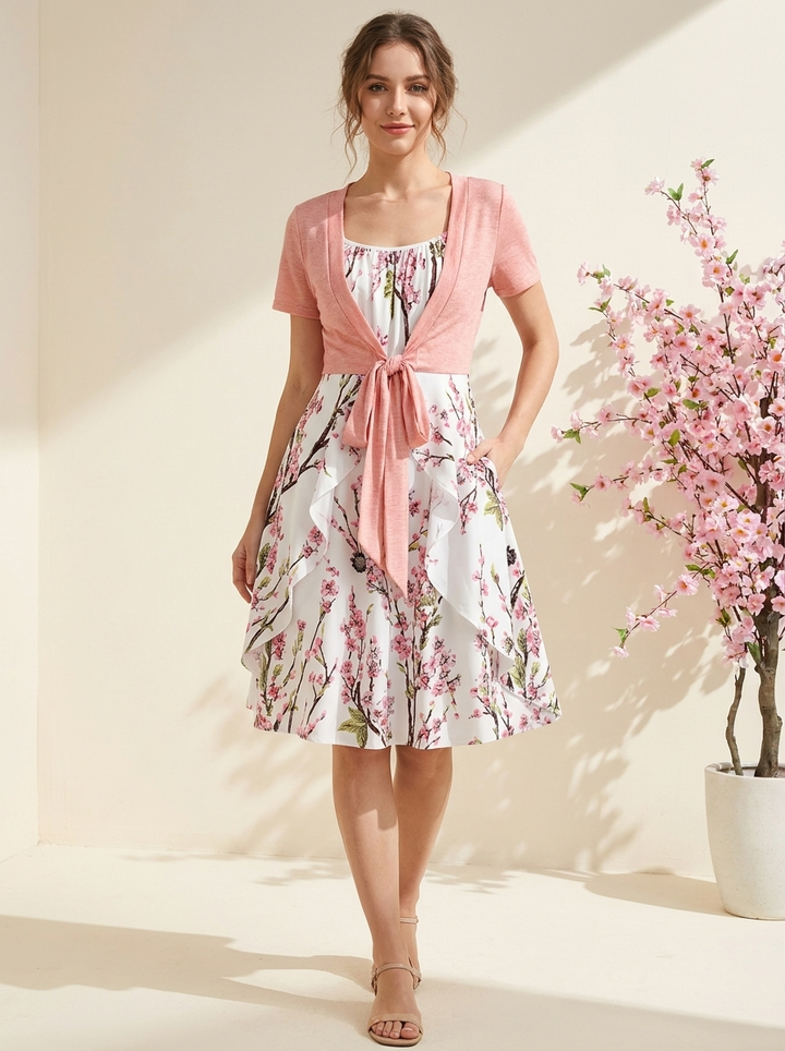 Ellie™ - Elegant Stunning 2-Piece Dress