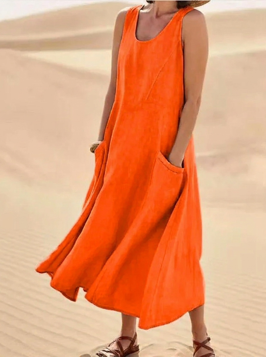 Tina™ - Summer Linen Dress