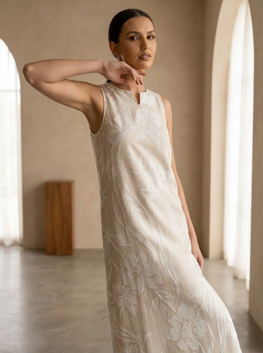 Meliora™ - Luxuriöses Bedrucktes Kleid
