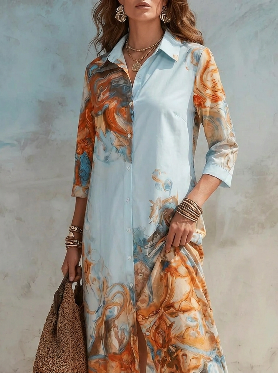 GLORIA | Maxivestido elegante de estilo paisley