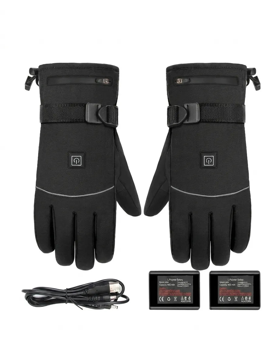 Wasserdichte elektrisch beheizte Handschuhe mit Touchscreen-Sensoren