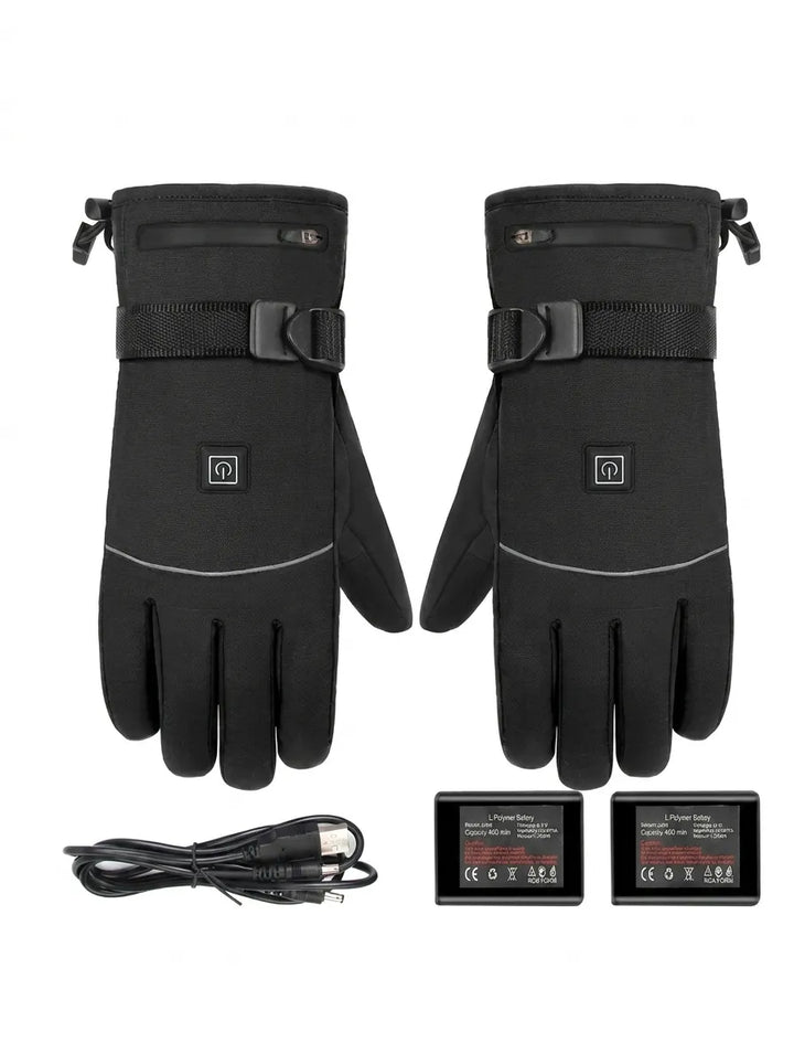 Wasserdichte elektrisch beheizte Handschuhe mit Touchscreen-Sensoren