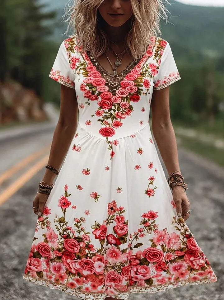 Rubin | Vestido de mujer con escote en V