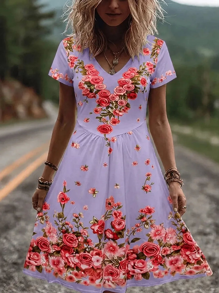 Rubin | Vestido de mujer con escote en V