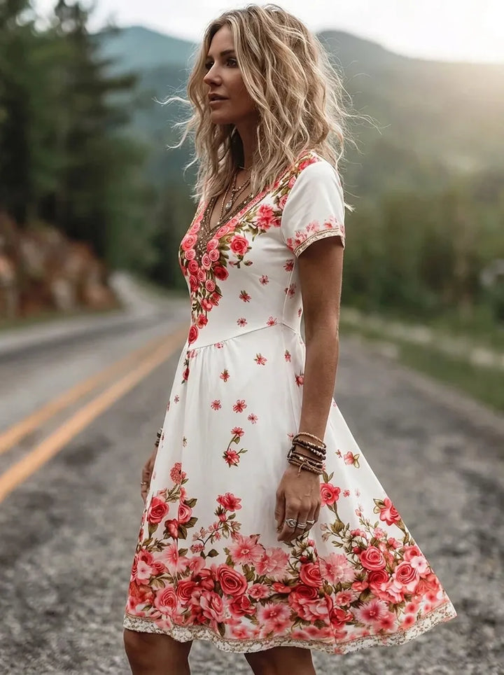 Rubin | Vestido de mujer con escote en V