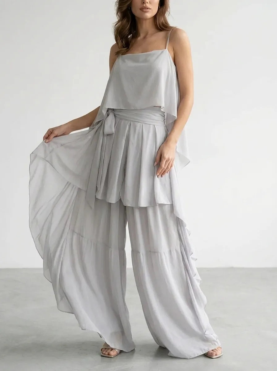 Ivah™ -  Off-Shoulder Flowy Set