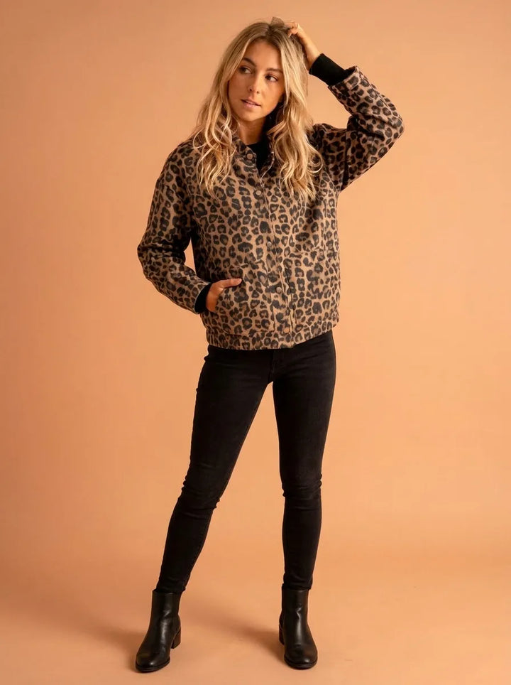 Katarzyna | Veste à motif léopard intemporelle