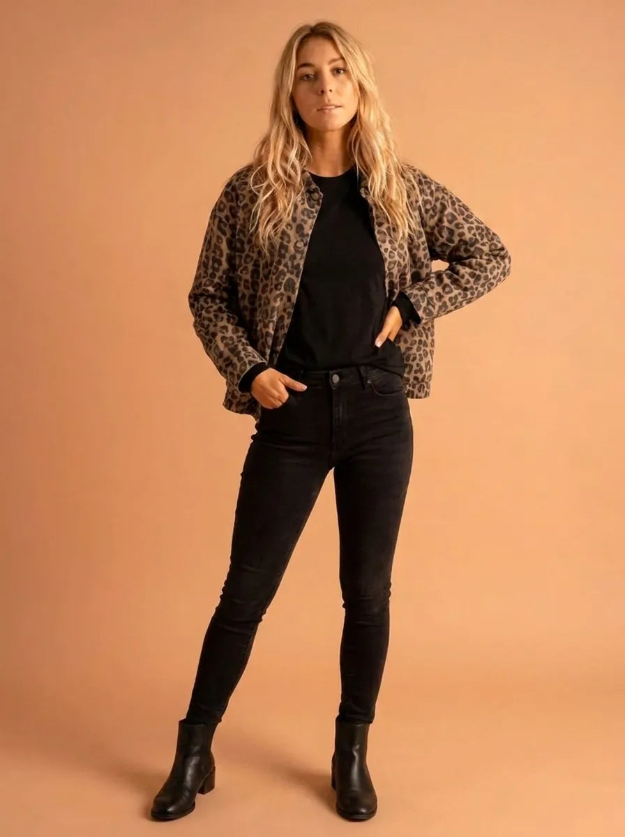 Katarzyna | Veste à motif léopard intemporelle