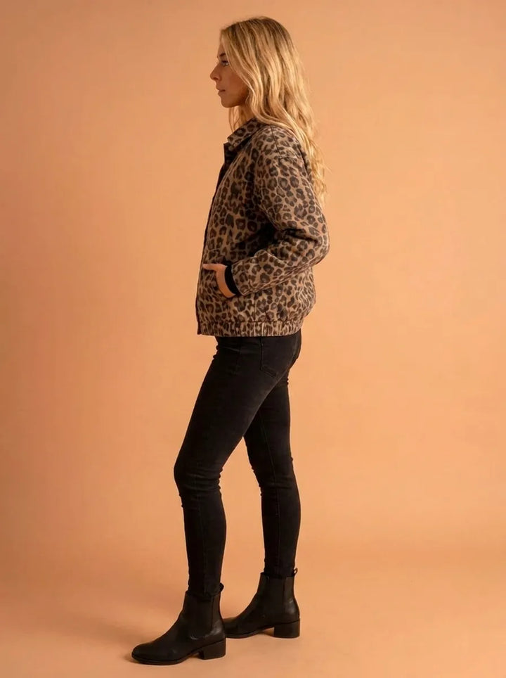 Katarzyna | Veste à motif léopard intemporelle
