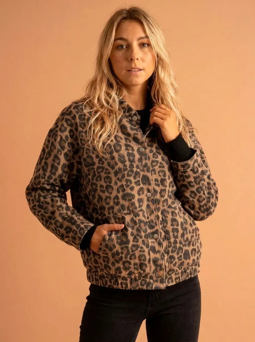 Katarzyna | Veste à motif léopard intemporelle
