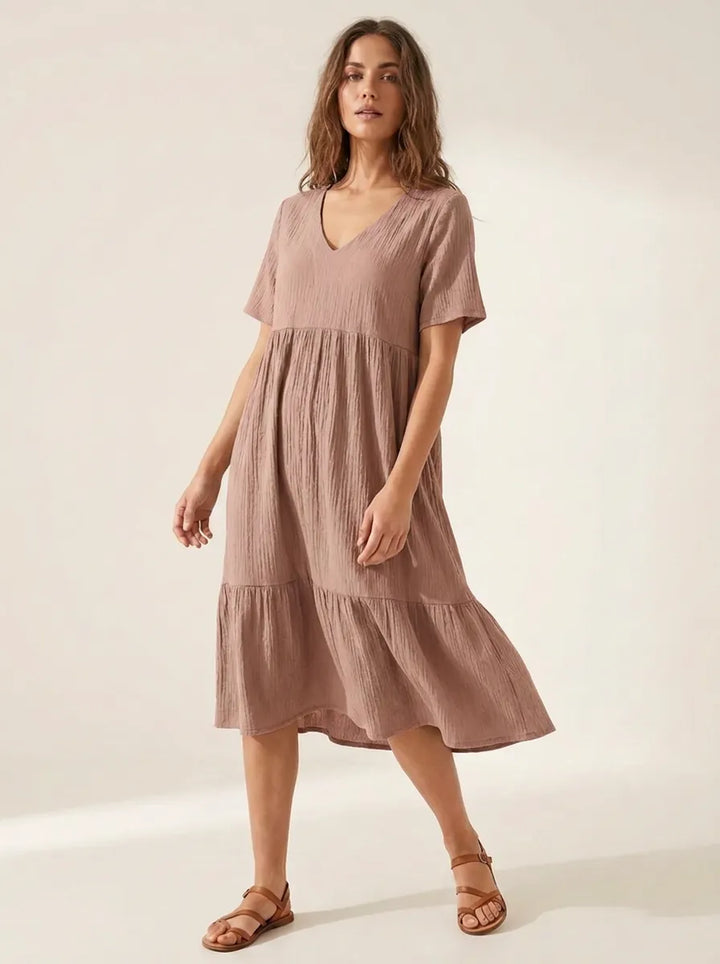 Emma™ - Elegantes Kleid Mit Bauchbedeckung