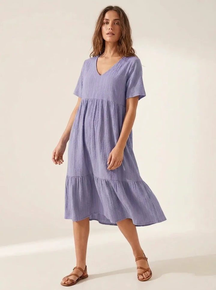 Emma™ - Elegantes Kleid Mit Bauchbedeckung