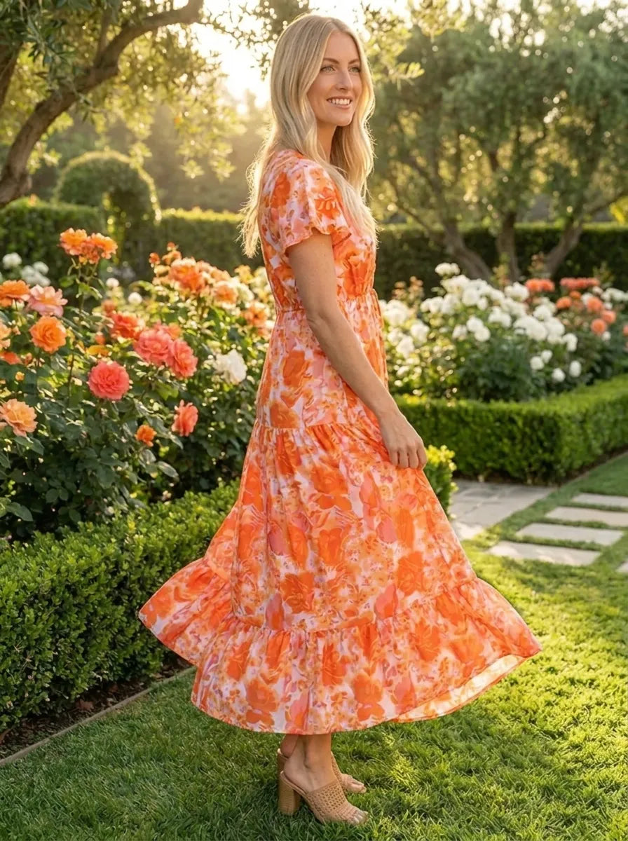 Chic Gigi Gemustertes Kleid