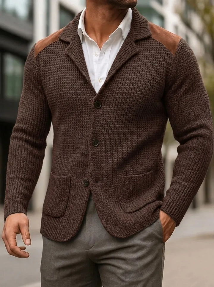 SILVORO | BLAZER À TEXTURE TRICOTÉE