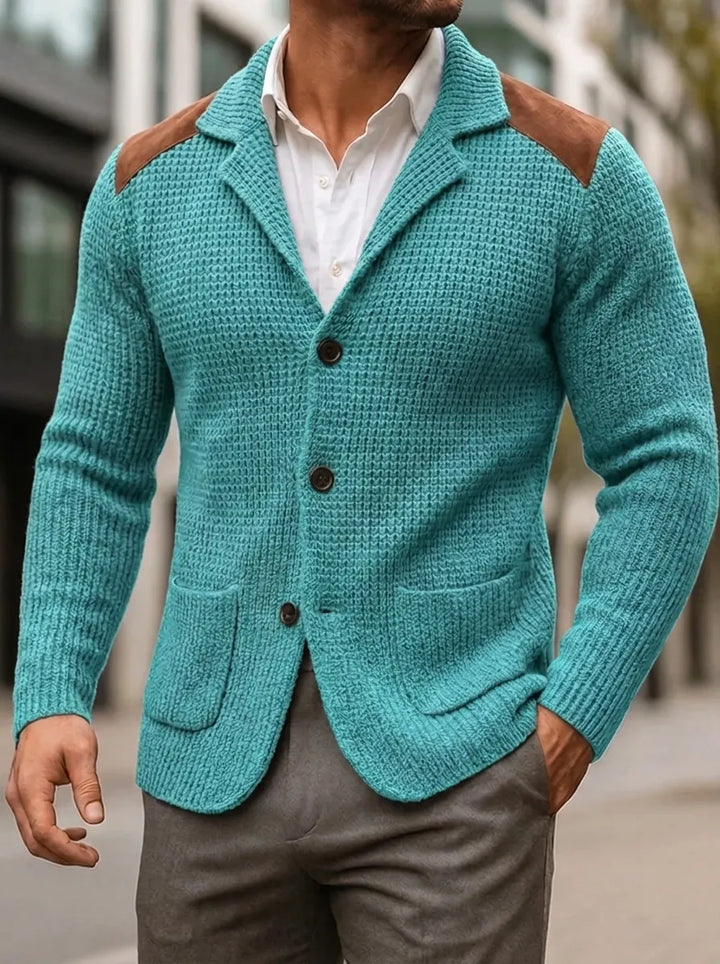 SILVORO | BLAZER À TEXTURE TRICOTÉE