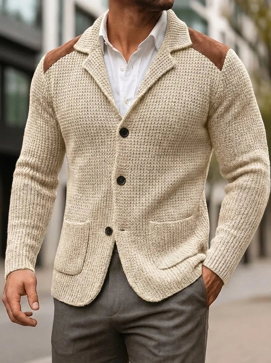 SILVORO | BLAZER À TEXTURE TRICOTÉE