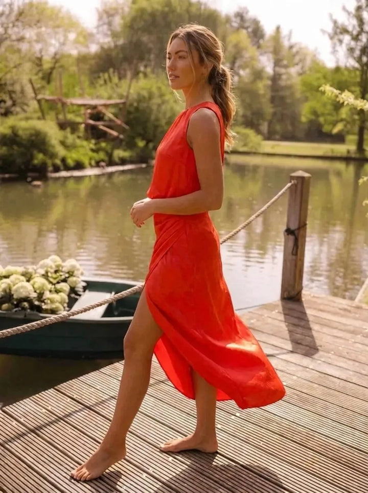 Lisa | Luftiges Sommer-Midi-Kleid