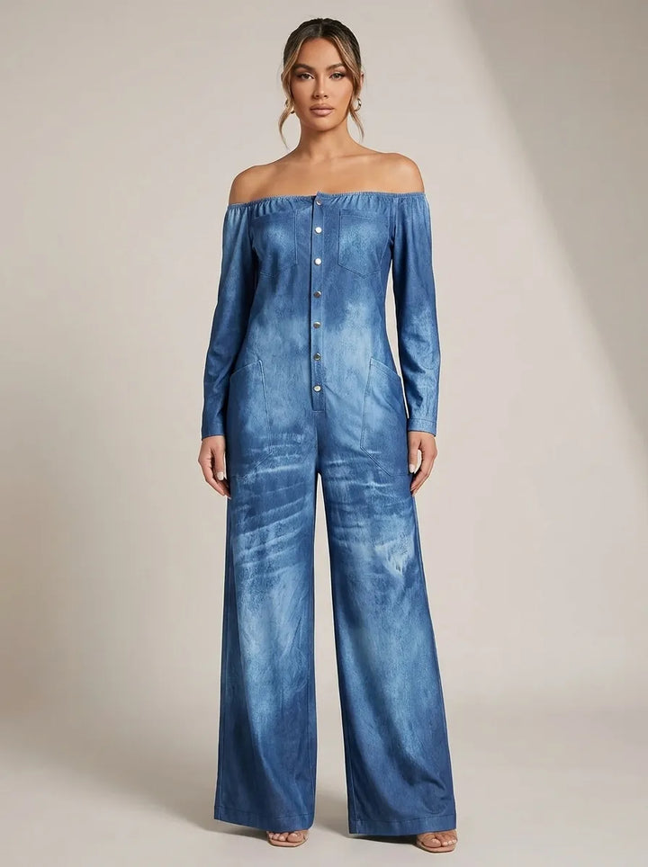 Noa | Jumpsuit mit Off-Shoulder-Ausschnitt