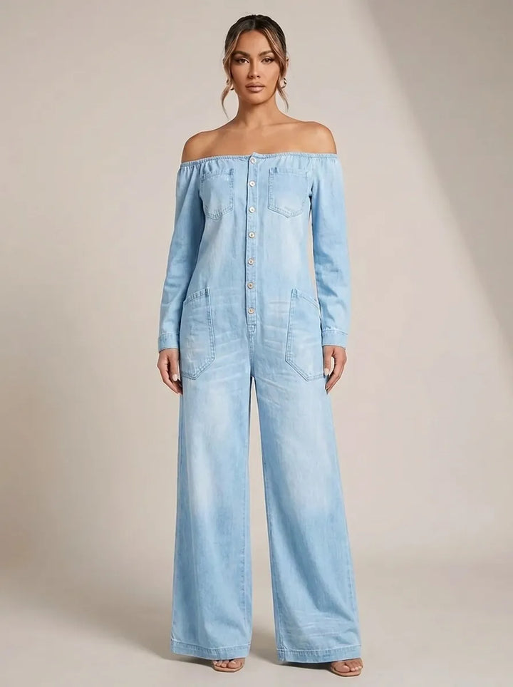 Noa | Jumpsuit mit Off-Shoulder-Ausschnitt