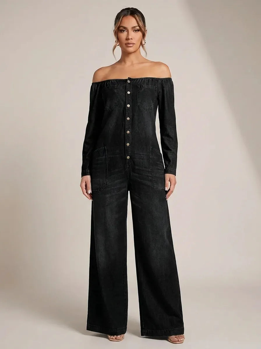 Noa | Jumpsuit mit Off-Shoulder-Ausschnitt