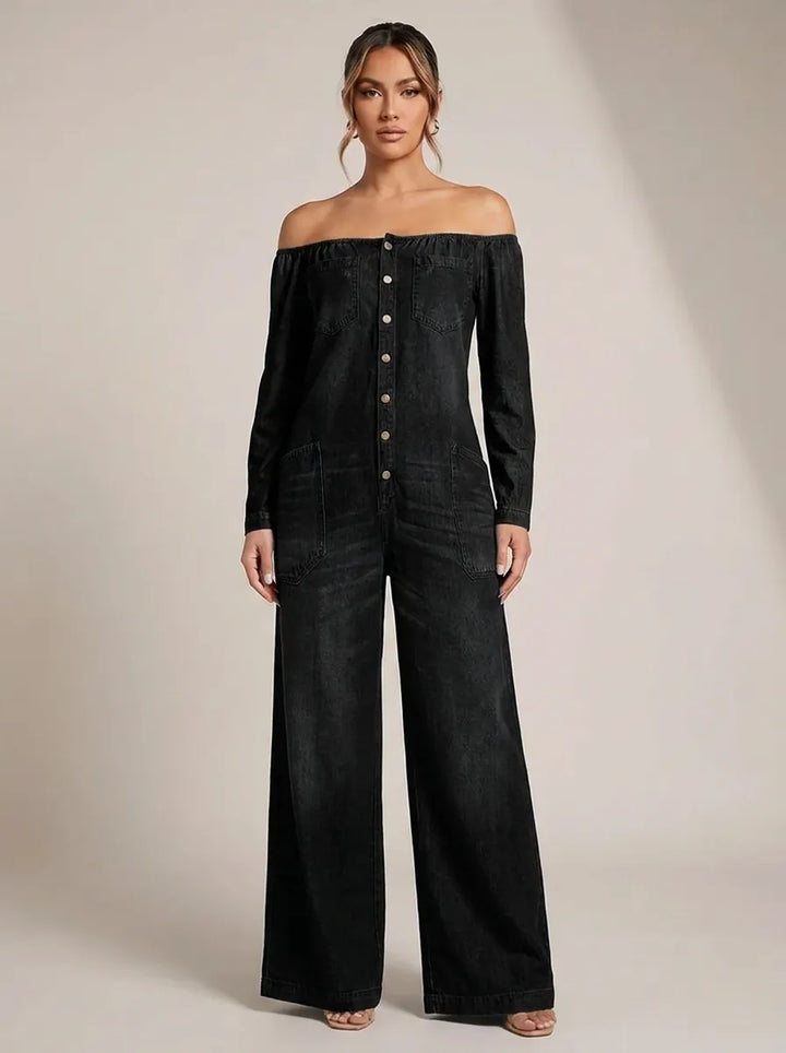 Noa | Jumpsuit mit Off-Shoulder-Ausschnitt