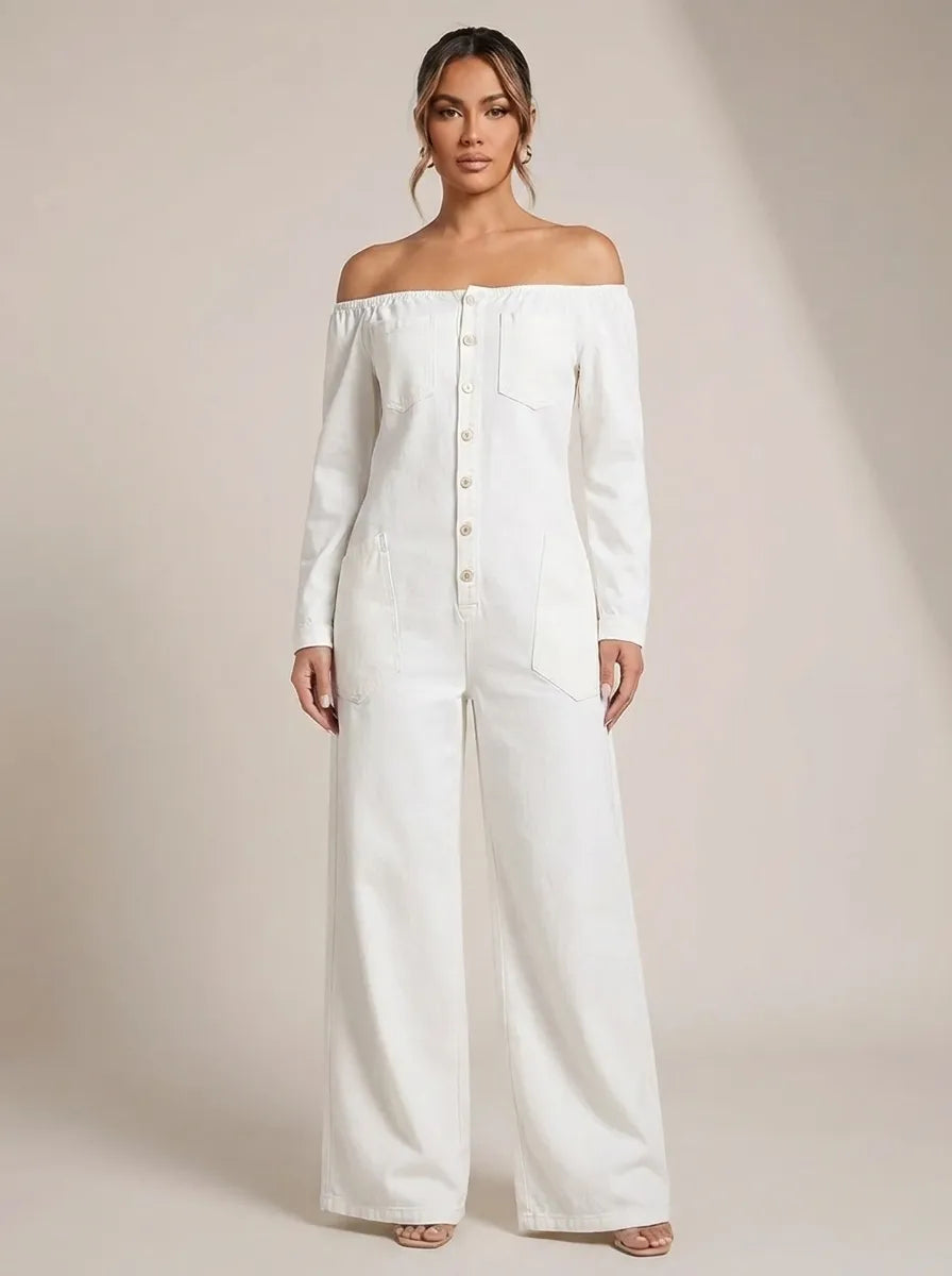 Noa | Jumpsuit mit Off-Shoulder-Ausschnitt