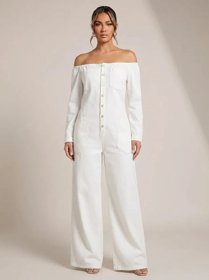 Noa | Jumpsuit mit Off-Shoulder-Ausschnitt