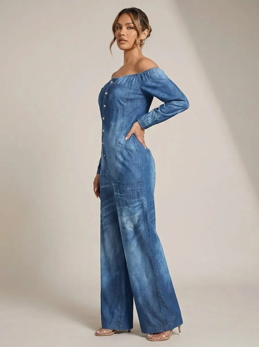 Noa | Jumpsuit mit Off-Shoulder-Ausschnitt