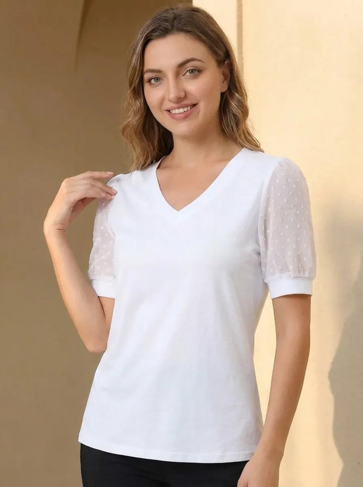 Lara | V-Ausschnitt Elegantes Top