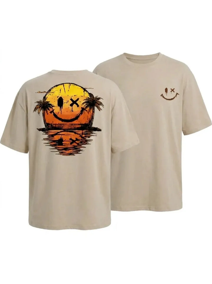 Eli™ - Sommer Smiley Meer T-Shirt