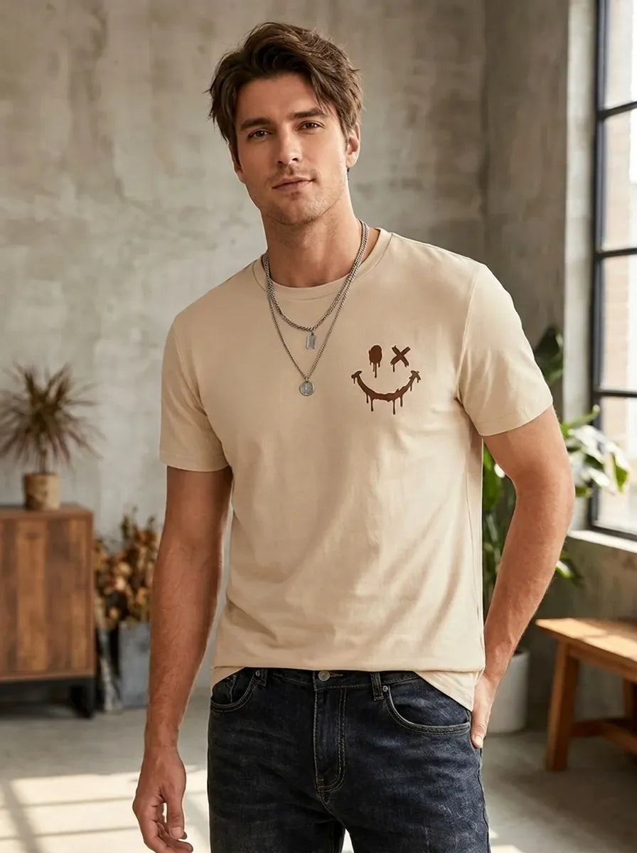 Eli™ - Sommer Smiley Meer T-Shirt