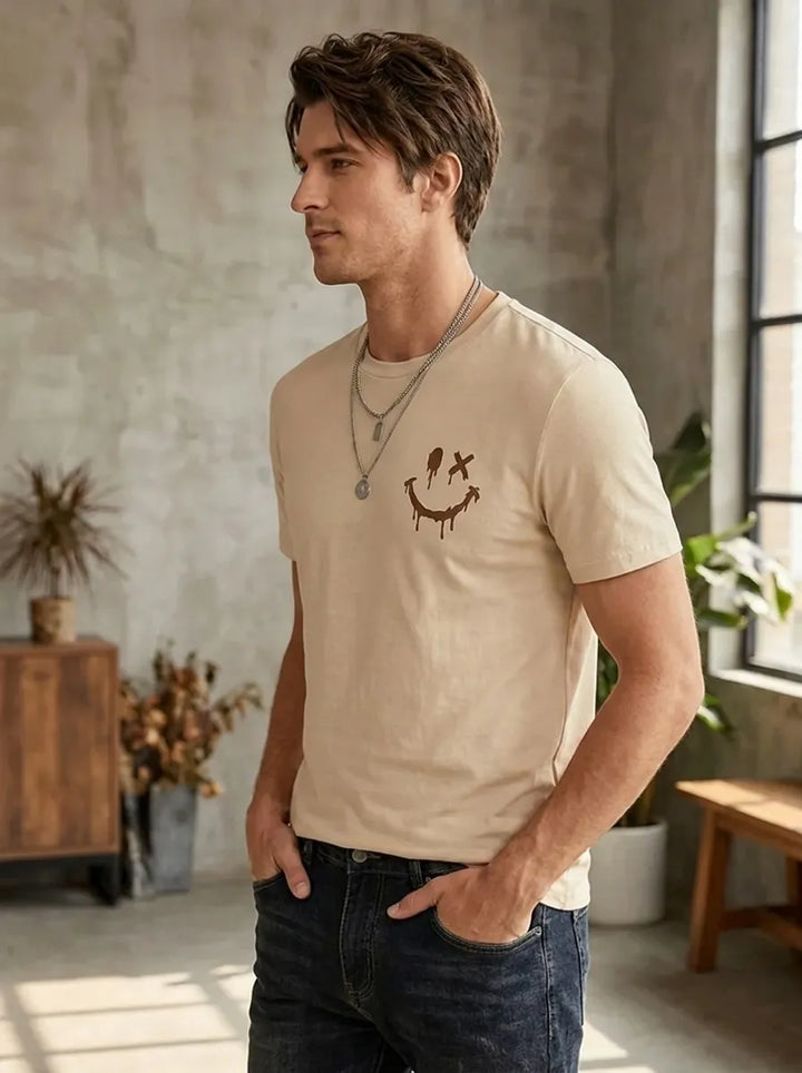 Eli™ - Sommer Smiley Meer T-Shirt