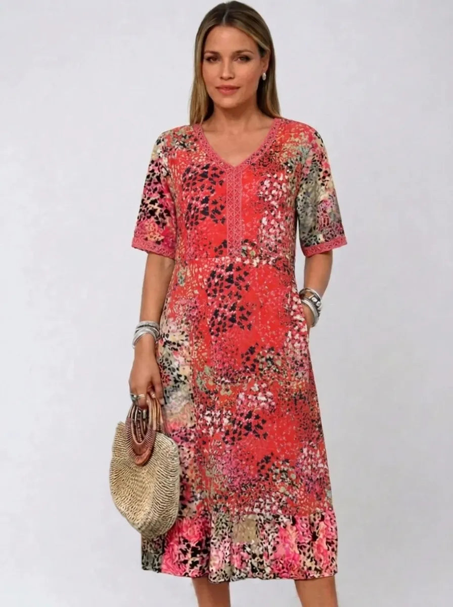 Fatima – Kleid mit Blumenmuster