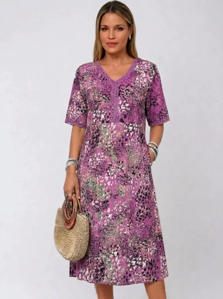 Fatima – Kleid mit Blumenmuster