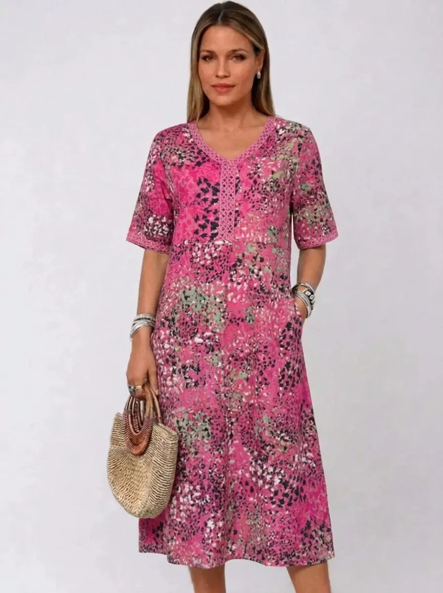 Fatima – Kleid mit Blumenmuster